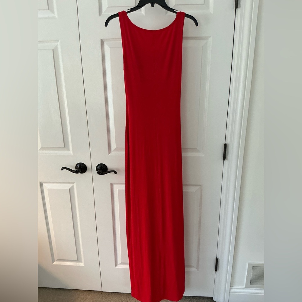 SKIMS Soft Lounge Lace Long Dress With Bralette | Cherry | Size L - Picture 7 of 10
